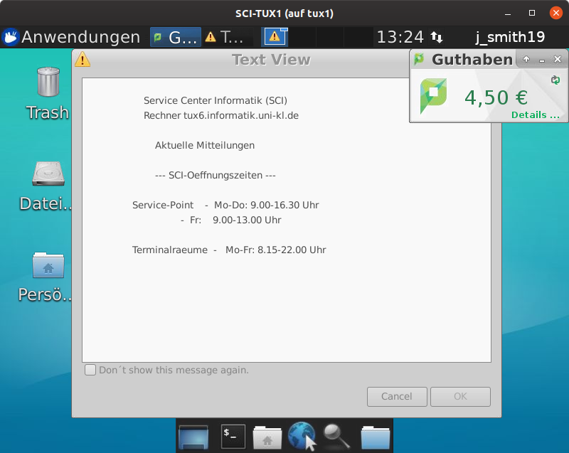 Erfolgreich Angemeldet